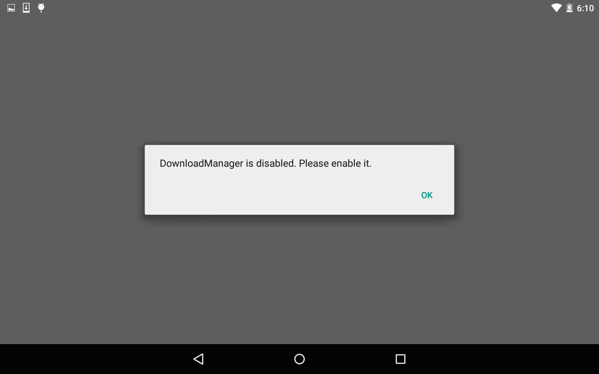 Download Manager отключен в настройках системы Андроид как включить