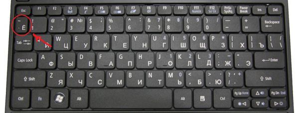 Где буква у на клавиатуре