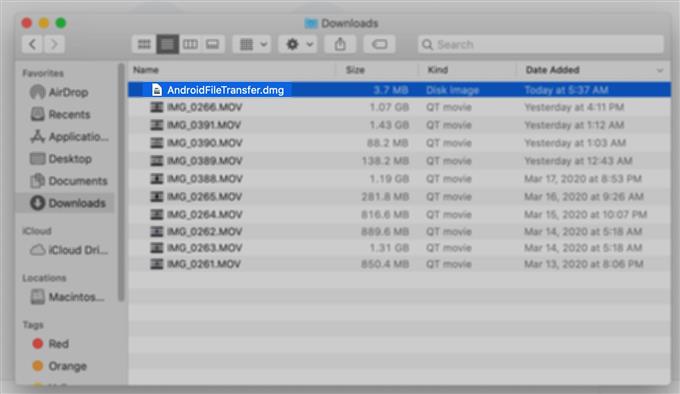 Как перенести файлы с Android на MAC