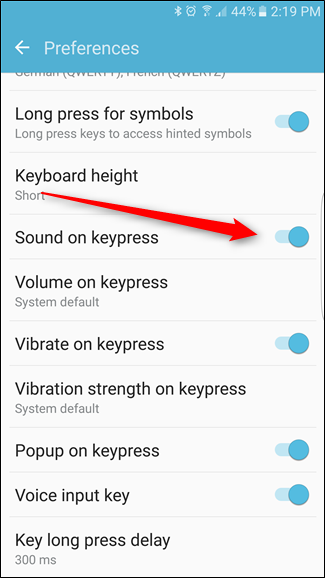 Как включить звук клавиш на Андроиде
