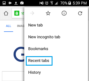 Как закрыть все вкладки Chrome Android