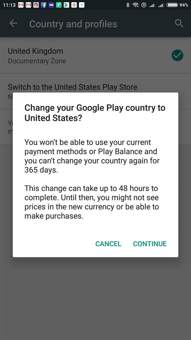 Как поменять страну Андроид 10